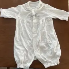 【西松屋】ベビーセレモニードレス 帽子セット 50〜60 退院着 お宮参り