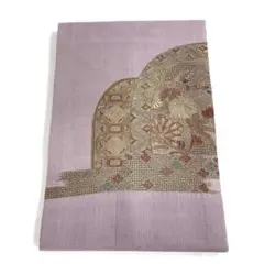 専用帯5702 ●高級 正絹 紬 相良刺繍 汕頭刺繍 名古屋仕立て 名古屋帯