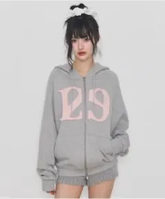 ILLIGO グレー　ジップアップパーカー　M ILLIGO ジップパーカー グレー - メルカリ