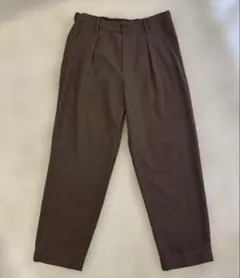 美品 417 EDIFICE チェック柄 スラックス 美シルエット 上品チェック