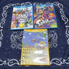 Wii U ゲーム 3本セット