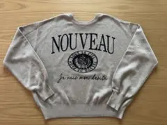 Java 4WAY ジャガードロゴニット ブラック S ゆるだぼ リバーシブル