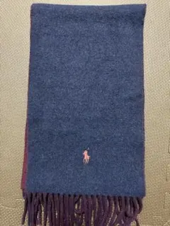 ポロ・ラルフ・ローレン マフラー ネイビー