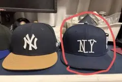 stussy×newera コラボキャップ