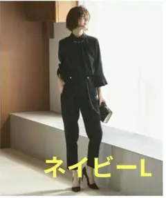 RUIRUE BOUTIQUE パールポイント ブラウス＆パンツセットアップ