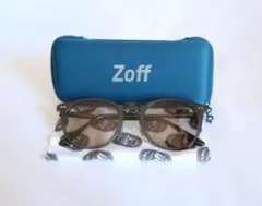 【超美品】Zoff VINTAGE SUNGLASSES サングラス ブラウン