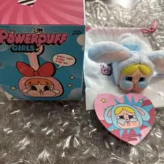 CRYBABYxパワーパフガールズシリーズぬいぐるみ BUNNY BUBBLES