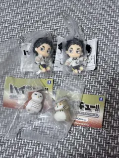 ハイキュー アニマルゆらゆらマーカー でふぉフィグ！ガチャ　赤葦京治 木兎光太郎