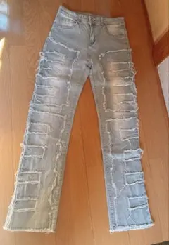 ダメージ加工デニムパンツ Mサイズ