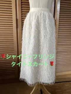 シャイニーフリンジ タイトスカート