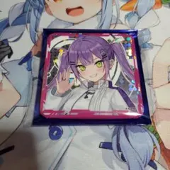 ホロライブ ホログラムスクエア缶バッジ 常闇トワ