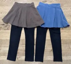 devirock スカート付きレギンス 110cm