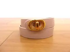 美品 クリスチャンディオール 30MONTAIGNE レザー ダブルブレスレット