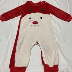 ベビーロンパース／トナカイ／フリース