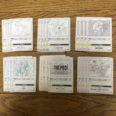 ワンピースカードまとめ売り 主題歌6種類4コンセット