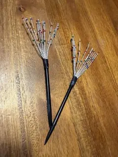 ビーズ付き和風かんざし2本セット　和小物