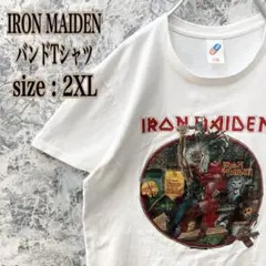 IT166 激レアUS古着イギリスヘビメタロックアイアンメイデンバンドTシャツ