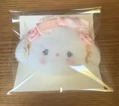 【匿名配送】サンリオ　ホワイトフリル　シークレットヘアクリップ　こぎみゅん