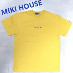 MIKI HOUSE　Tシャツ　M　黄色　プリントロゴ入りのサムネイル