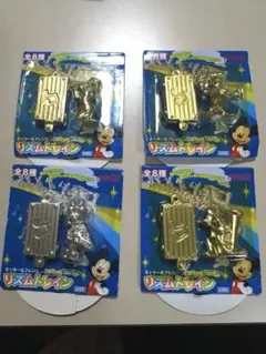 コカ・コーラ ミッキー＆フレンズ リズムトレイン キーホルダー　４個まとめてのサムネイル