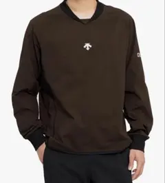 DESCENTE ブラウン 長袖 ウォームアップウェア