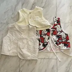 ベビーベスト3点セット　50〜70センチ