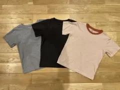 無印良品　ボーダー　Tシャツ　半袖　3点セット　120