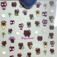 日焼けキティ ガングロキティ こんがり サンリオ ネイルシール