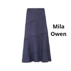 Mila Owenリネンフリンジマキシスカートのサムネイル