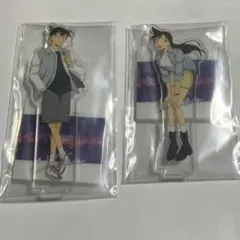 名探偵コナン　SEGAラッキーくじ　アクリルスタンド　工藤新一　毛利蘭
