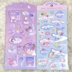 【正規品】サンリオキャラクターズ　ジュエルマシュマロステッカーズ　シナモンクロミ