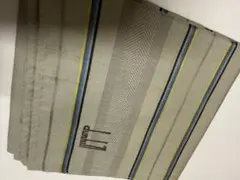dunhill ハンカチ ストライプ グリーンベージュオシャレな色味新品送料込みのサムネイル