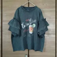 【 CPCM 】パウダー加工ビンテージライクT / リメイクTシャツのサムネイル
