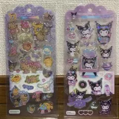 【新品】サンリオキャラクター クロミ　ドロップジェリーシール　２枚セット