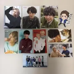 藤井流星　厚紙カード　ステッカー