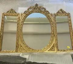 イタリア製 リーフミラー アラベスク アンカサス レジン 壁掛けミラー