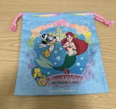 東京ディズニーシー 8周年 巾着　アリエル巾着袋