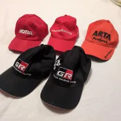 レーシングチーム・スポンサーキャップ４種５点セット(非売品) TOYOTA GR