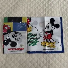 ディズニー ミッキーマウス ハンカチ2枚セット