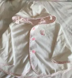 ミキハウス ウサギ刺繍 ホワイトロンパース