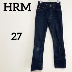 HRM フレアデニム ネイビー 秋冬 古着コーデ y2k アメカジ