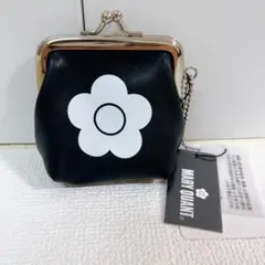 マリークワント　Mary Quant ブラック コインケース　がま口