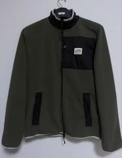 オリーブグリーン フリースジャケット