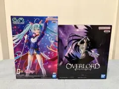 オーバーロード　ガンダム 45周年 × 初音ミク　フィギュア　2点セット