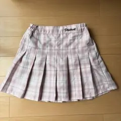 Pinkhurt チェック柄 プリーツスカート M（150）