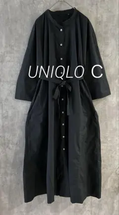ユニクロＣ.ワンピース、チャコールグレー、ゆったり、新品未使用品、