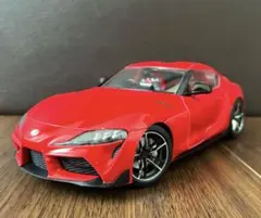 タミヤ 1/24スケール「トヨタ GRスープラ」の完成・塗装済みプラモデルのサムネイル