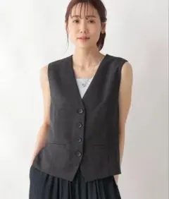 【新品・タグ付き】GLOBAL WORK トップス ベスト・ジレ グレー