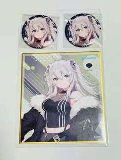 最終値下げ】ホロライブ 獅白ぼたん ホログラム缶バッジ 5th fes