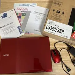 ✨️NEC LaVie LS350/R レッド SSD Blu-ray✨️ - メルカリ